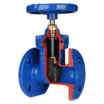 DIN3202 F4 Flanged Resilient Gate Valve, Non Rising Stem